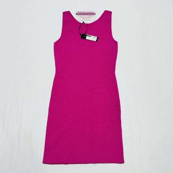 Versace Medusa Knit Stretch Pink Mini Dress IT 42/ US 6 NWT $1,500 - Picture 2 of 8